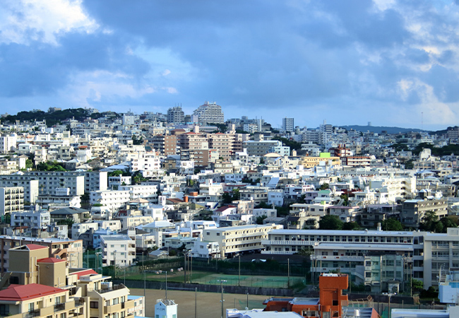 那覇の街並み写真