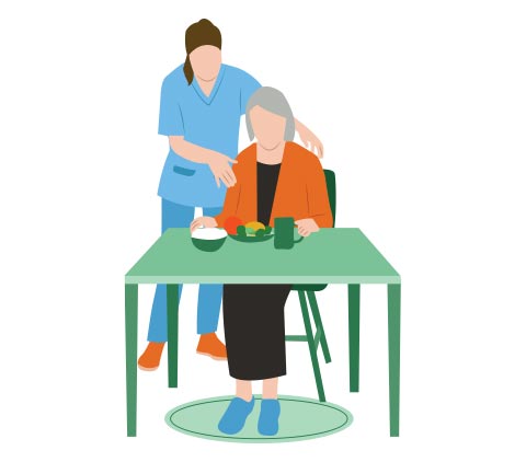 居宅介護のイメージイラスト