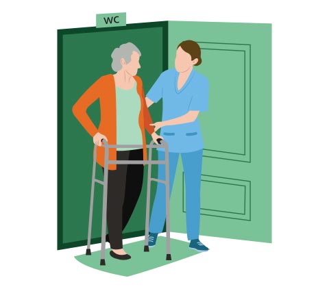 訪問介護のイメージイラスト